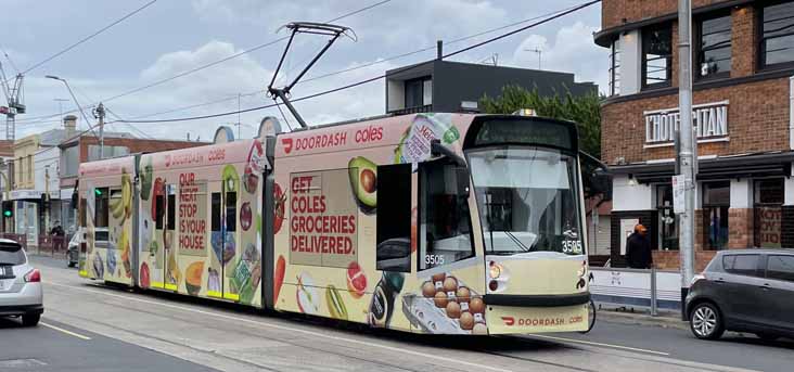 Yarra Trams Siemens Combino 3505 Doordash